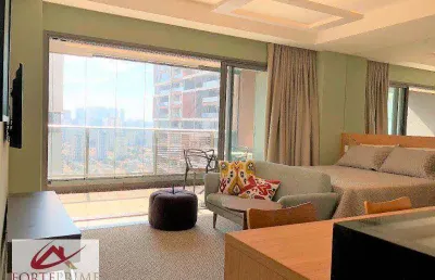 Apartamento com 1 dormitório 1 vaga  à venda rua nova york - brooklin