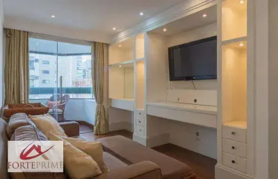 Apartamento com 4 dormitórios para alugar, 147 m² por r$ 17.708,00/mês - moema - são paulo/sp