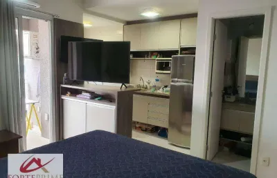 Studio com 34 m² 1 dormitório 1 vaga para alugar rua michigan - brooklin