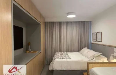 Studio, 33 m² - venda por r$ 510.000,00 ou aluguel por r$ 5.288,83/mês - brooklin - são paulo/sp