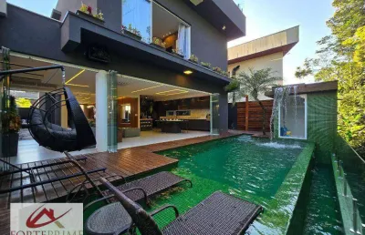 Casa com 7 dormitórios à venda, 340 m² por r$ 6.900.000,00 - riviera de são lourenço - bertioga/sp