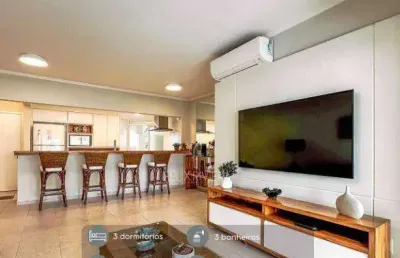 Apartamento com 3 dormitórios à venda, 120 m² por r$ 4.900.000,00 - riviera de são lourenço - bertioga/sp