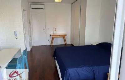Studio com 1 dormitório, 35 m² - venda por r$ 480.000,00 ou aluguel por r$ 4.800,00/mês - brooklin - são paulo/sp