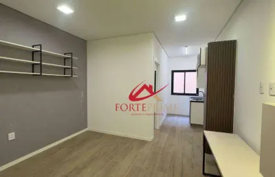 Apartamento com 2 dormitórios para alugar, 35 m² por r$ 3.057,50/mês - santo amaro - são paulo/sp
