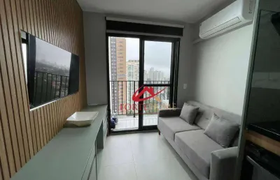 Apartamento com 1 dormitório para alugar, 27 m² por r$ 4.496,00/mês - campo belo - são paulo/sp