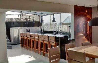 Cobertura com 3 dormitórios à venda, 298 m² por r$ 3.500.000 - campo belo - são paulo/sp- forte prime