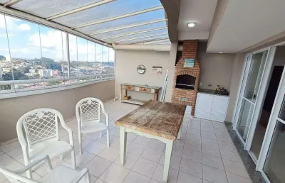 Cobertura à venda, 183 m² por r$ 1.100.000,00 - nova petrópolis - são bernardo do campo/sp