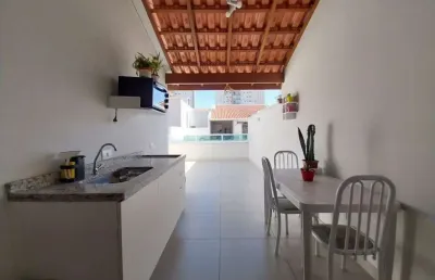 Cobertura com 2 dormitórios à venda, 88 m² - vila américa - santo andré/sp