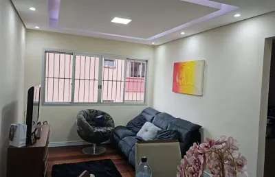 Apartamento mobiliado com 2 dormitórios à venda, 70 m² por r$ 385.000 - assunção - são bernardo do campo/sp