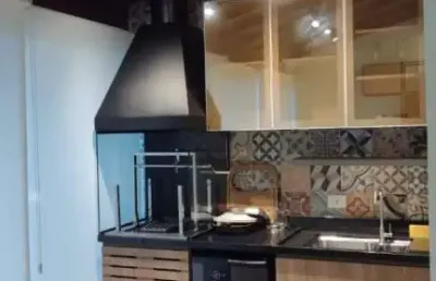 Cobertura duplex com área gourmet à venda, 100 m² - vila bastos - santo andré/sp