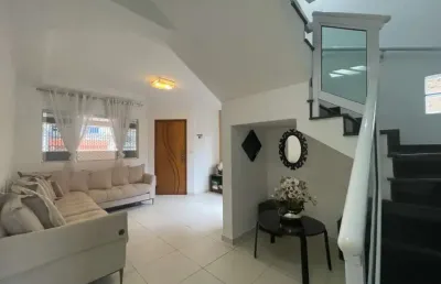 Sobrado à venda, 188 m² por r$ 695.000,00 - jardim las vegas - santo andré/sp