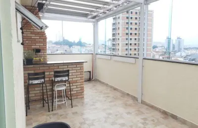 Cobertura à venda, 118 m² por r$ 710.000,00 - nova petrópolis - são bernardo do campo/sp