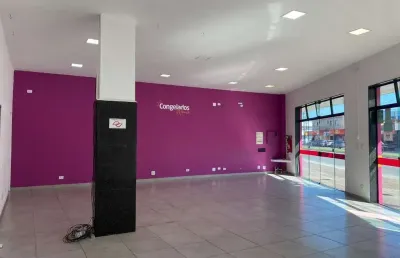 Salão para alugar, 230 m² por r$ 10.000/mês - cidade ocian - praia grande/sp