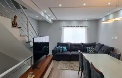 Sobrado à venda, 123 m² por r$ 560.000,00 - parque novo oratório - santo andré/sp