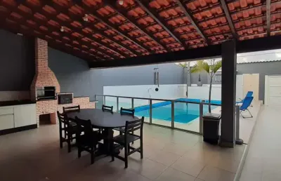Casa com 5 dormitórios à venda, 340 m² por r$ 850.000,00 - santa terezinha - itanhaém/sp