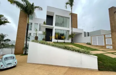 Casa de luxo em condomínio fechado arujá - 4 suítes