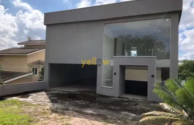 Casa em construção, condomínio hills iii - arujá: 450m², 4 dormitórios, 4 suítes, 7 banheiros por r$ 1.800.000 - venda