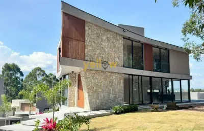 Casa luxuosa em condomínio fechado - arujá, 4 suítes, 358m²