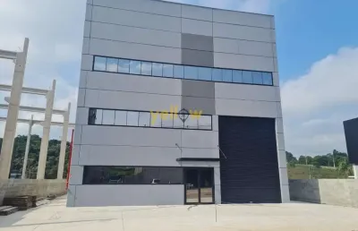 Galpão para locação em arujá, centro industrial dellapar i - portão, 760m² de área fabril, terreno de 1560m²