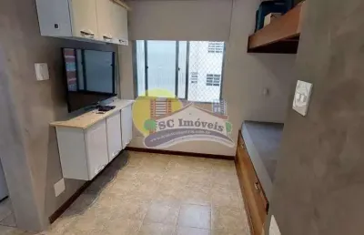 Apartamento com 1 dorm, gonzaga, santos - r$ 335 mil, cod: 5521
