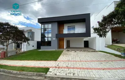 Casa de 290m² com 3 suítes no condomínio residencial alvim