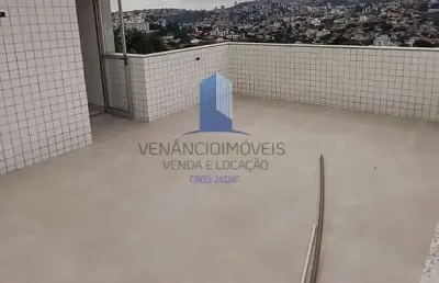 Cobertura para venda em belo horizonte, palmeiras, 2 dormitórios, 1 suíte, 3 banheiros, 2 vagas