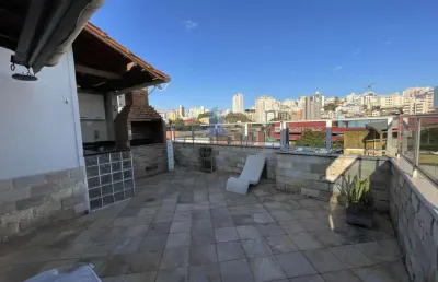Cobertura para venda em belo horizonte, alto barroca, 3 dormitórios, 3 banheiros, 2 vagas
