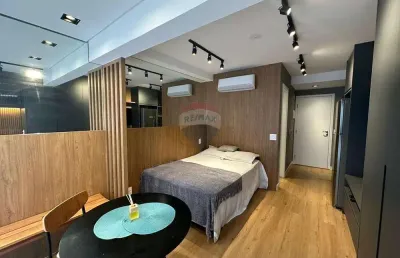 Studio mobiliado próximo ao shopping west plaza - lazer completo e localização privilegiada
