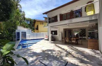 Casa com 5 dormitórios à venda, 407 m² - riviera de são lourenço - bertioga/sp