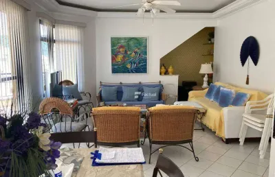 Cobertura com 3 dormitórios à venda, 280 m² por r$ 990.000,00 - enseada - guarujá/sp