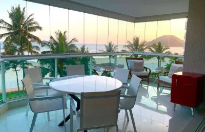 Apartamento com 4 dormitórios para alugar, 220 m² - riviera de são  lourenço - bertioga/sp