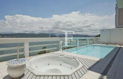Casa com 4 dormitórios à venda, 238 m² por r$ 5.500.000,00 - península - guarujá/sp