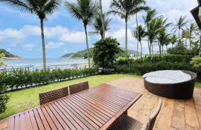 Casa com 4 dormitórios à venda, 350 m² por r$ 7.800.000,00 - praia de pernambuco - guarujá/sp