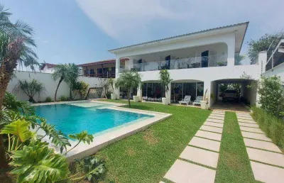 Casa com 5 dormitórios à venda, 445 m² por r$ 2.400.000,00 - enseada - guarujá/sp