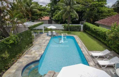 Casa com 5 dormitórios, 415 m² - venda ou aluguel anual - praia de pernambuco - guarujá/sp