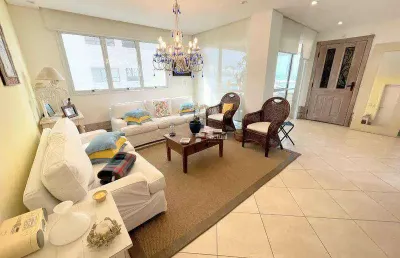 Apartamento com 3 dormitórios à venda, 170 m² por r$ 2.000.000,00 - astúrias - guarujá/sp