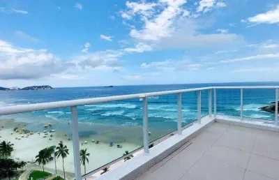 Cobertura com 3 dormitórios à venda, 200 m² por r$ 2.600.000,00 - enseada - guarujá/sp