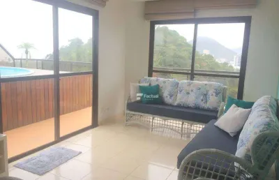 Cobertura à venda, 268 m² por r$ 2.100.000,00 - enseada - guarujá/sp