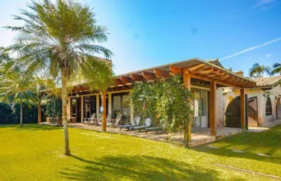 Casa com 5 dormitórios à venda, 428 m² por r$ 2.100.000 - praia de pernambuco - guarujá golf club