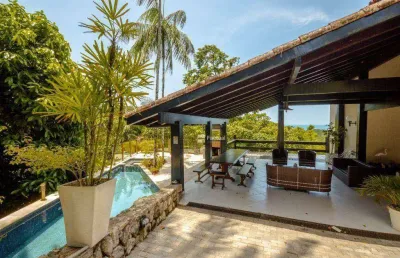 Casa com 6 dormitórios à venda, 700 m² - são pedro  - guarujá/sp
