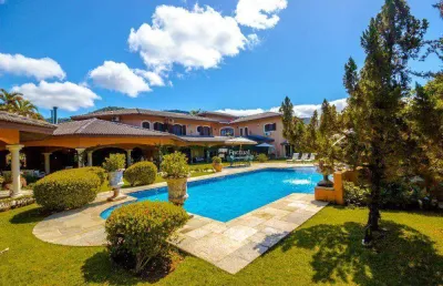 Casa com 6 dormitórios, 925 m² - venda por r$ 6.800.000,00 ou aluguel por r$ 10.000,00/dia - acapulco - guarujá/sp