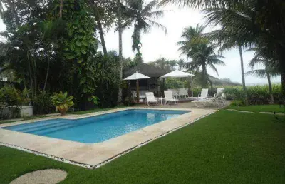 Casa com 6 dormitórios à venda, 700 m² por r$ 6.500.000,00 - praia de pernambuco - guarujá/sp