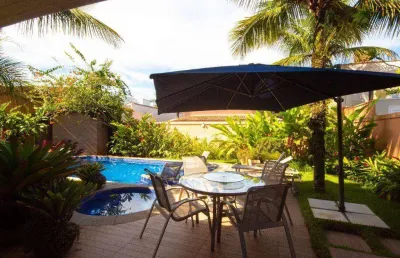 Casa com 4 dormitórios à venda, 426 m² por r$ 3.100.000,00 - acapulco - guarujá/sp