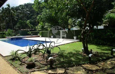 Casa com 4 dormitórios à venda, 400 m² - albamar - guarujá/sp