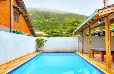 Casa com 3 dormitórios à venda, 180 m² por r$ 980.000,00 - albamar - guarujá/sp