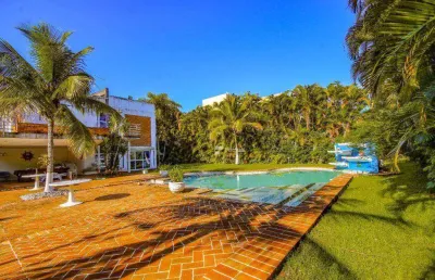 Casa com 4 dormitórios à venda, 1500 m² por r$ 5.500.000,00 - acapulco - guarujá/sp