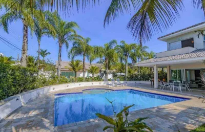 Casa com 5 dormitórios, 370 m² - venda por r$ 2.300.000,00 ou aluguel por r$ 10.000,00/mês - pernambuco i - guarujá/sp