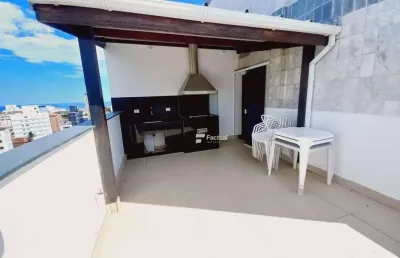 Cobertura duplex à venda na praia do tombo  guarujá / sp.