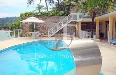Casa com 7 dormitórios à venda, 535 m² por r$ 7.500.000,00 - península - guarujá/sp