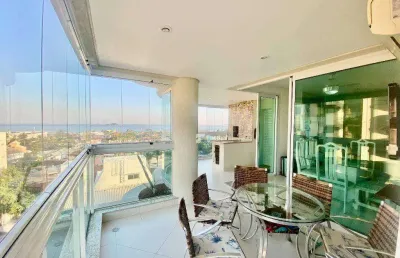Apartamento com 3 dormitórios à venda, 122 m² por r$ 1.200.000,00 - enseada - guarujá/sp